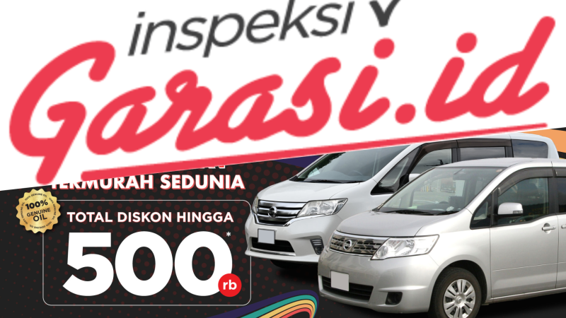 Tampilan portal digital Garasi.id yang menyediakan layanan otomotif terpadu dan berita seputar dunia mobil.